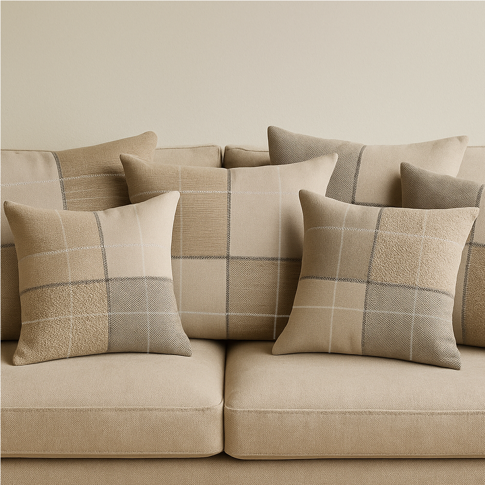 Zigzag Upcycled & Handstiched Cushions