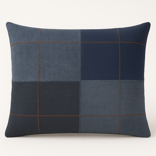 Zigzag Handstiched Cushions